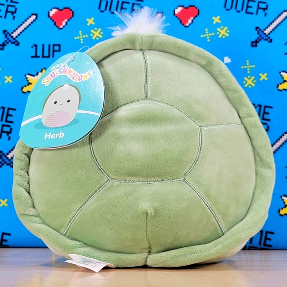 Squishmallows: Little Plush Truman Navy Blue Leatherback Turtle 7 5